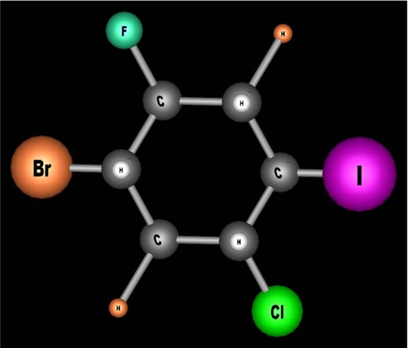 Молекула-углеводорода-с-атомами-галогенов.